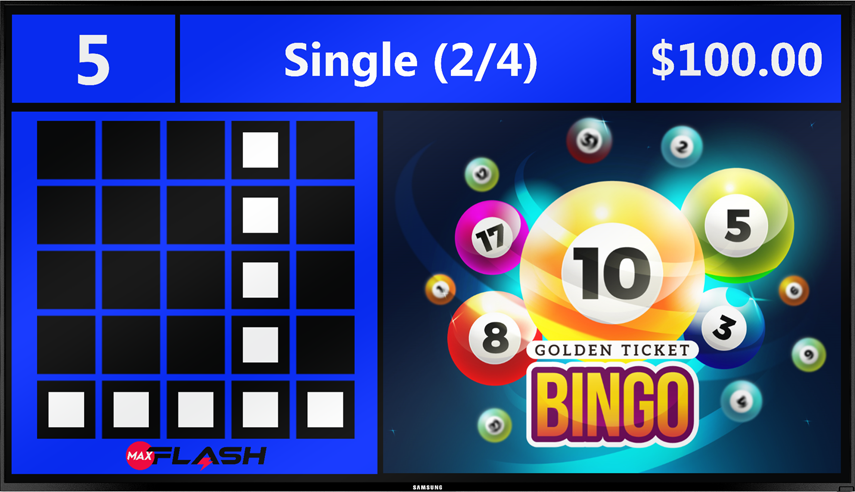 MaxFlash™ is a versatile video flashboard system designed to bring the classic bingo experience.