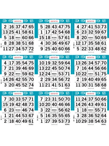 unimax 9on loose 1 9 000 series raffle paper blue