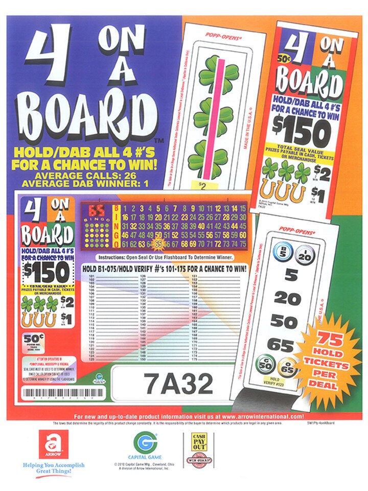 Pull Tab Games For Bingo / Pull Tabs These tabs can be purchased by