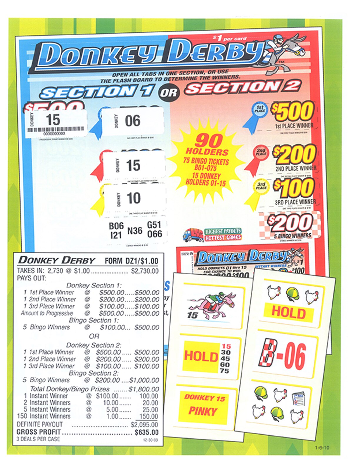 tab payout rules