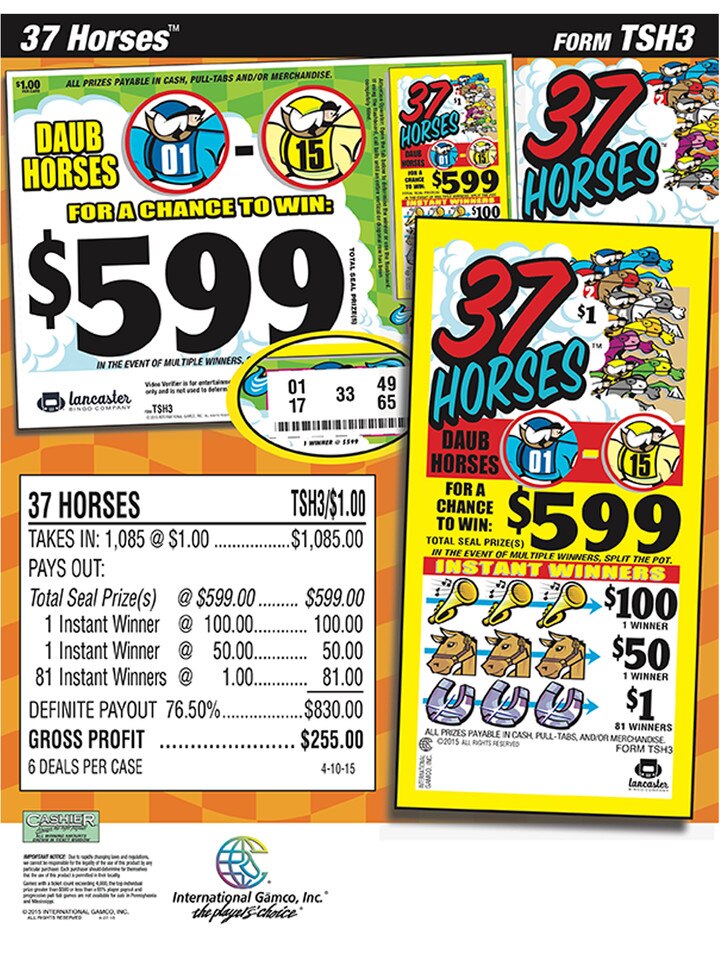 37 Horses 1085 Ct