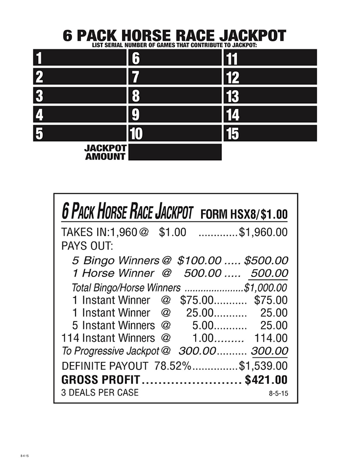 tab jackpot rules