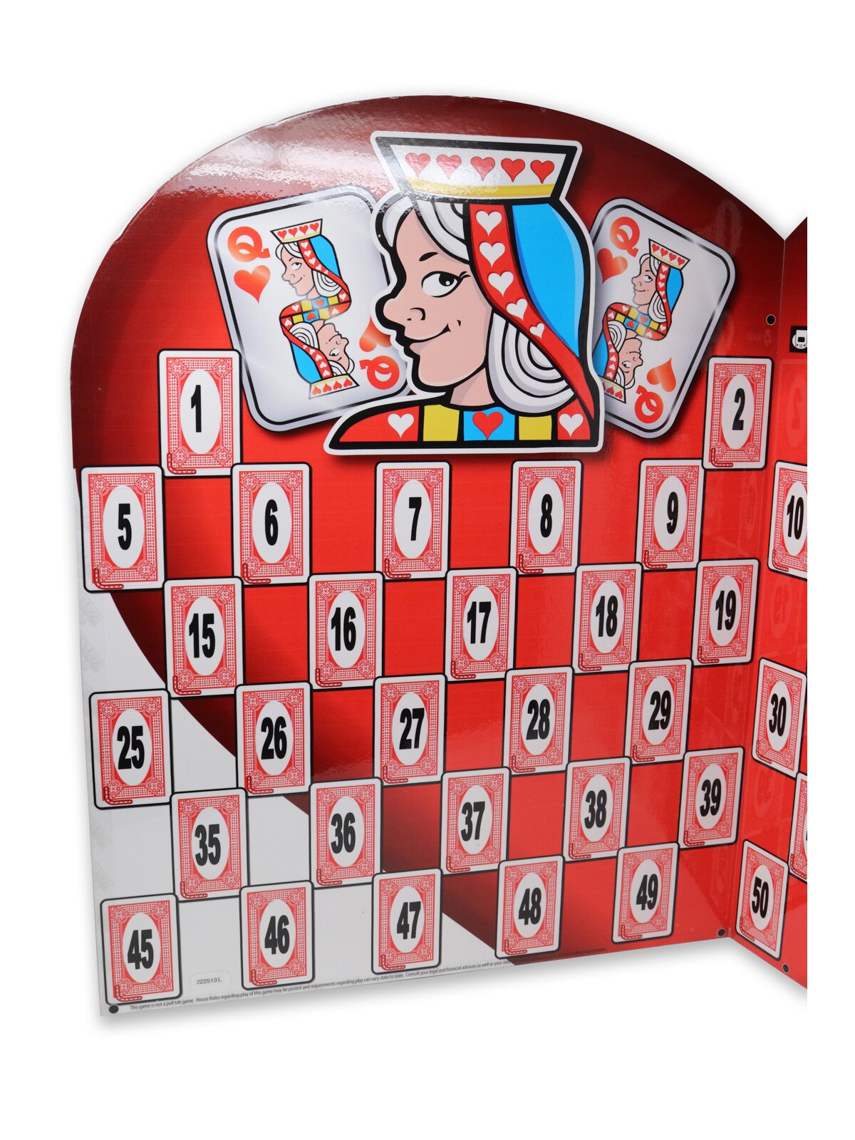 Toys & Hobbies Queen Of Hearts Raffle Board
