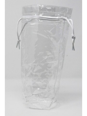 Clear Vinyl Drawstring Bag