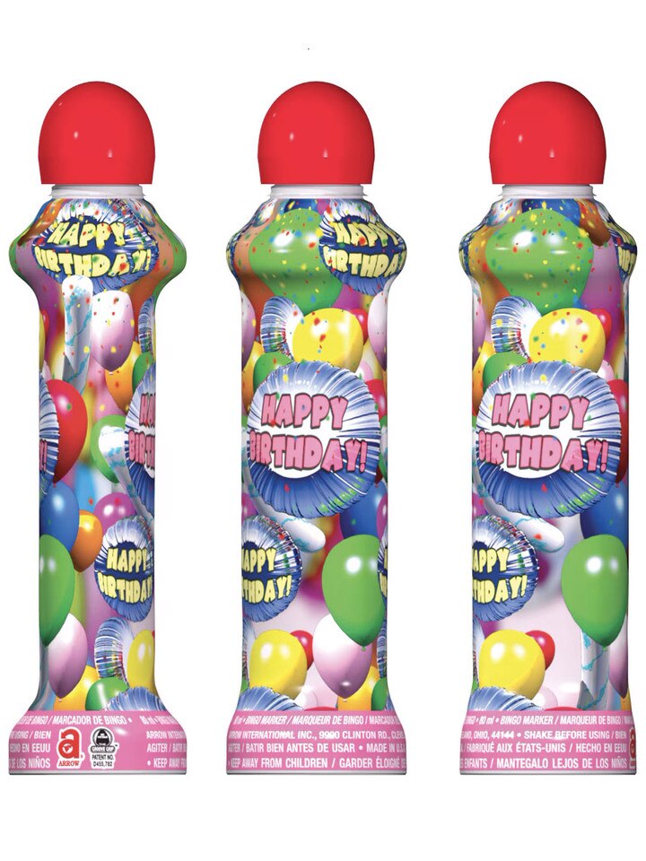 3oz Happy Birthday Dauber (1 deal = 12 daubers)