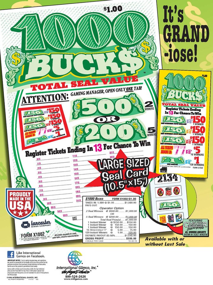 Instant bingo games