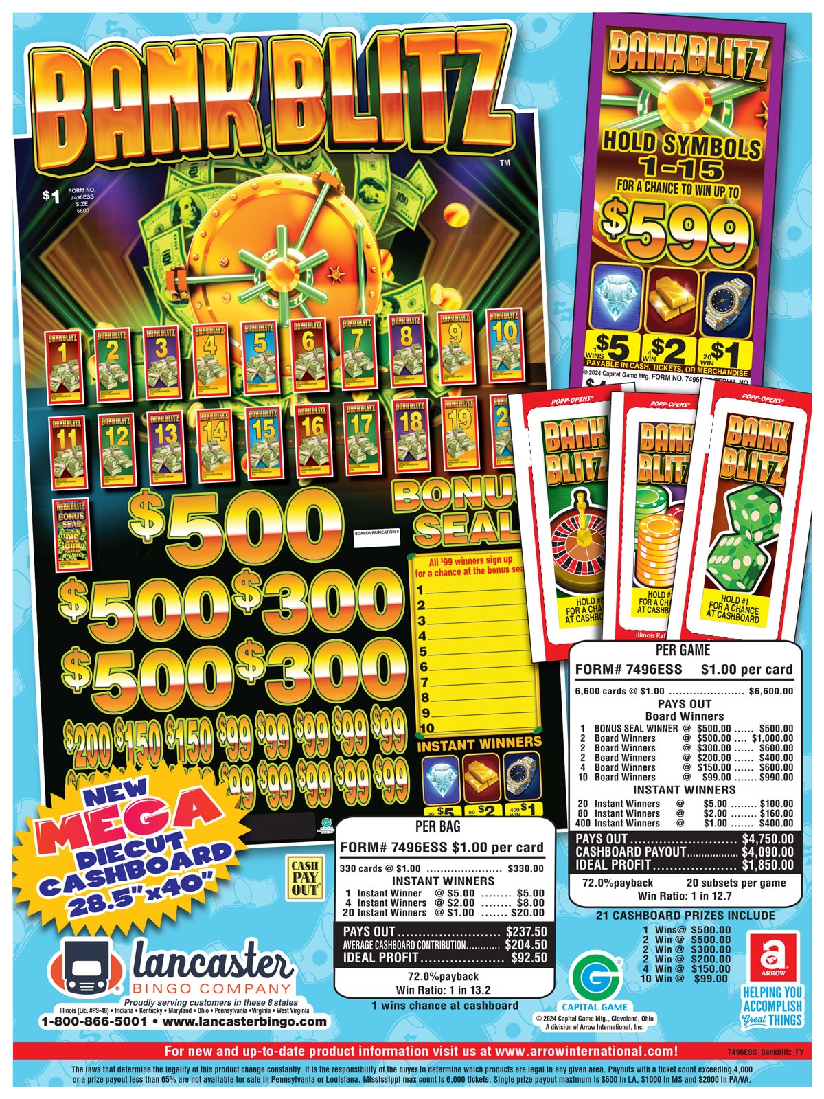Game Type: All-Holders-Win, Bank-SLASH-Pic-Style, Joe-Style